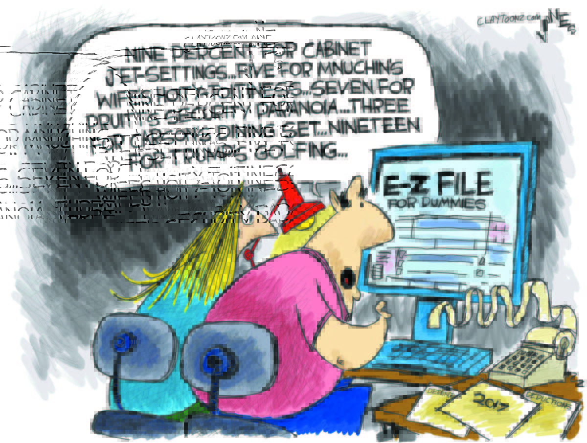 Cartoon: "Taxpayer-Financed Slush Fund"