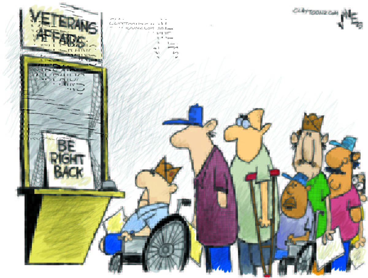Cartoon: "Vetting For The Vets"