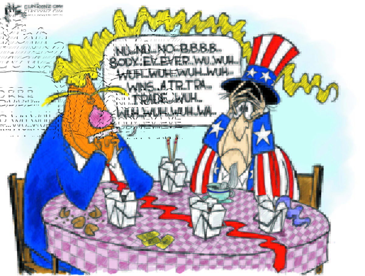 Cartoon: "Trump Trade War"