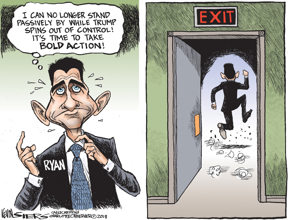Paul Ryan cartoon from Cagle Comics