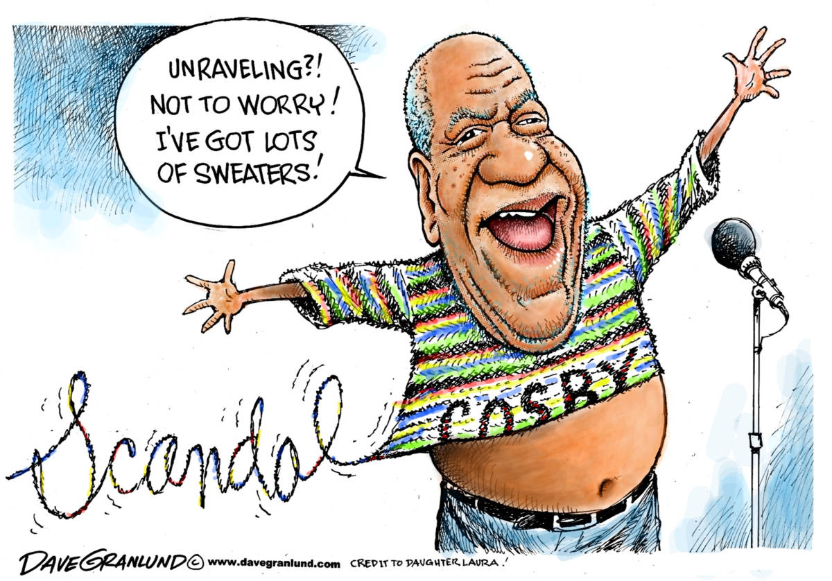 Bill Cosby cartoon from Cagle Cartoons