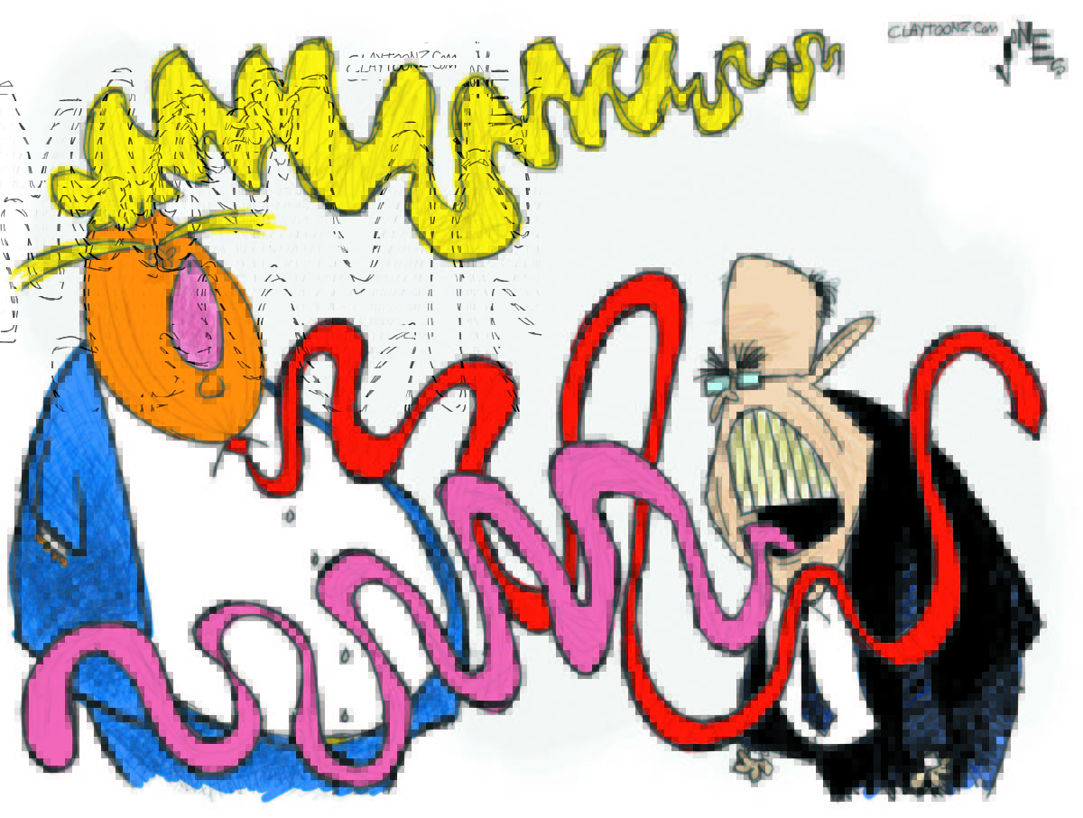 Cartoon: "Flapping With Rudy"