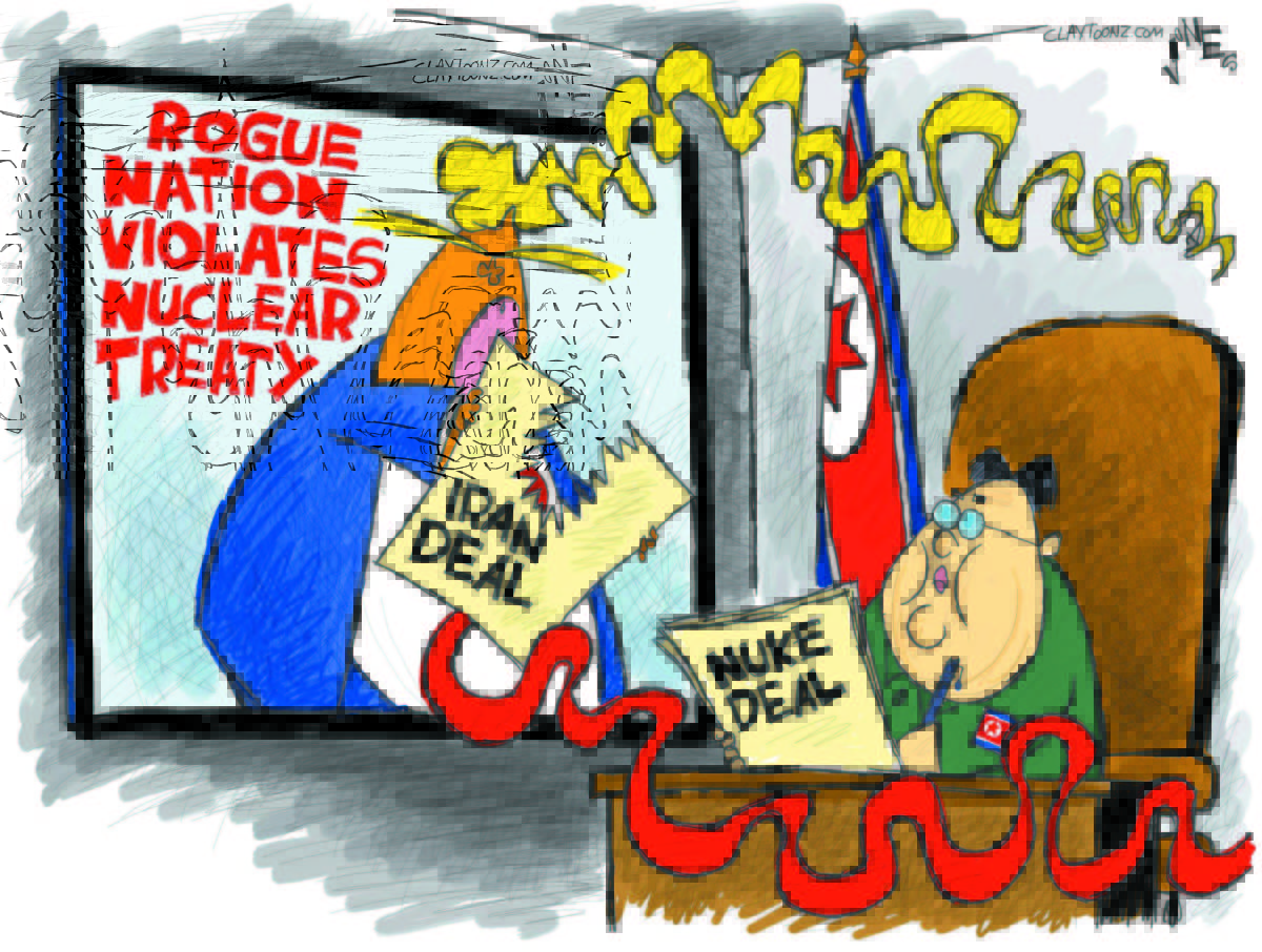 Cartoon: "Rogue Nation"