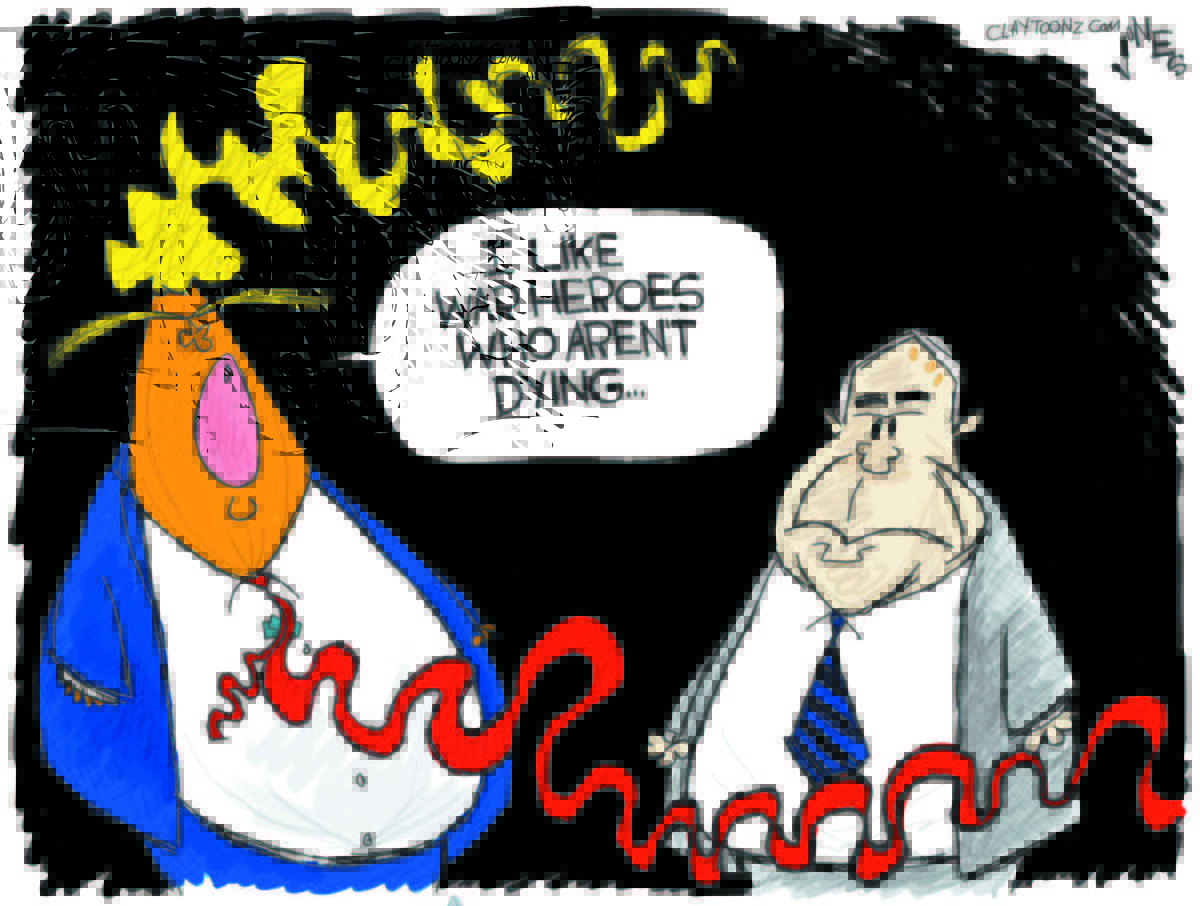 Cartoon: "Dissing McCain"
