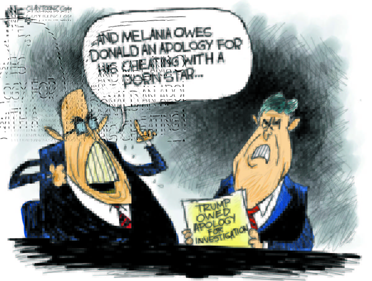 Cartoon: "Sorry Giuliani"