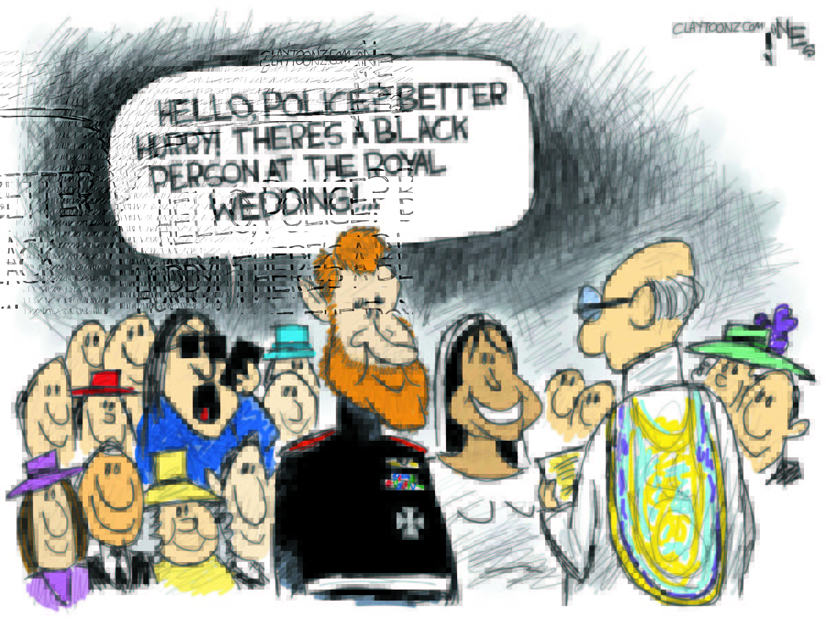 Cartoon: "Royal Racism"