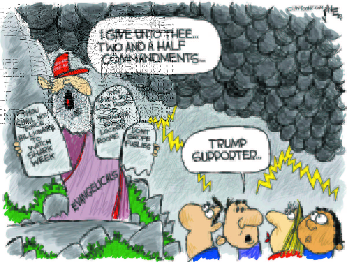 Cartoon: "The Trump Commandments"