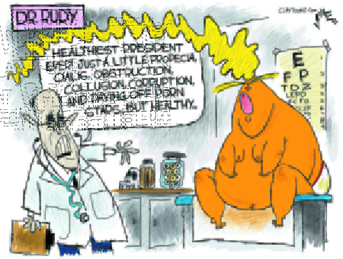 Cartoon: "Dr. Rudy"