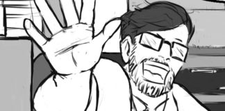 Cartoon: “Smoke Shop Gandhi” Cartoon: "Smoke Shop Gandhi" By Chad Ginsburg, Skroder Comics