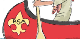 Cartoon: Mormons vs. Boy Scouts Cartoon: Mormons vs. Boy Scouts By Pat Bagley, courtesy of Cagle Cartoons