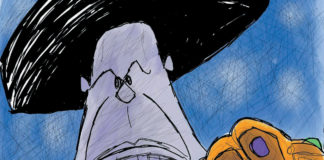 Cartoon: “Ayatollah Thanos” Cartoon: "Ayatollah Thanos"