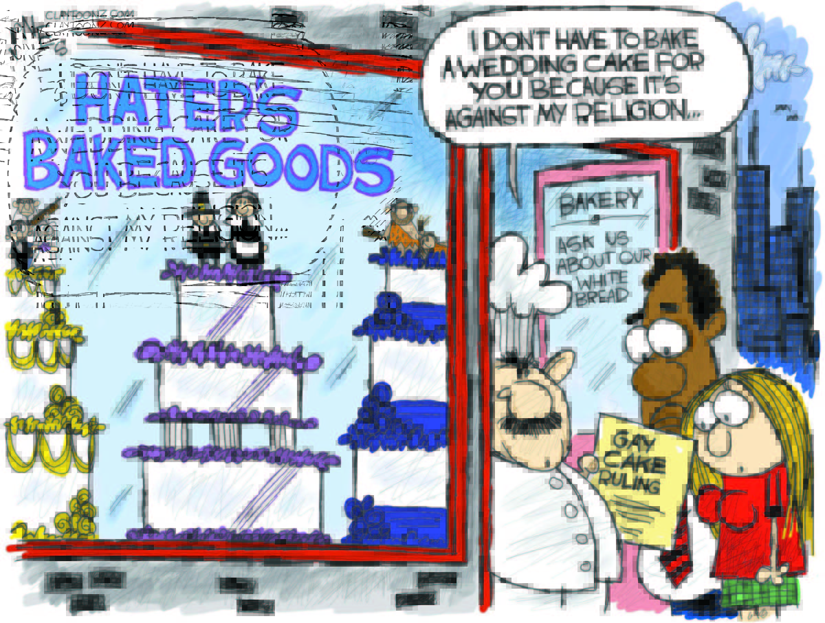 Cartoon: "Hater Cakes"