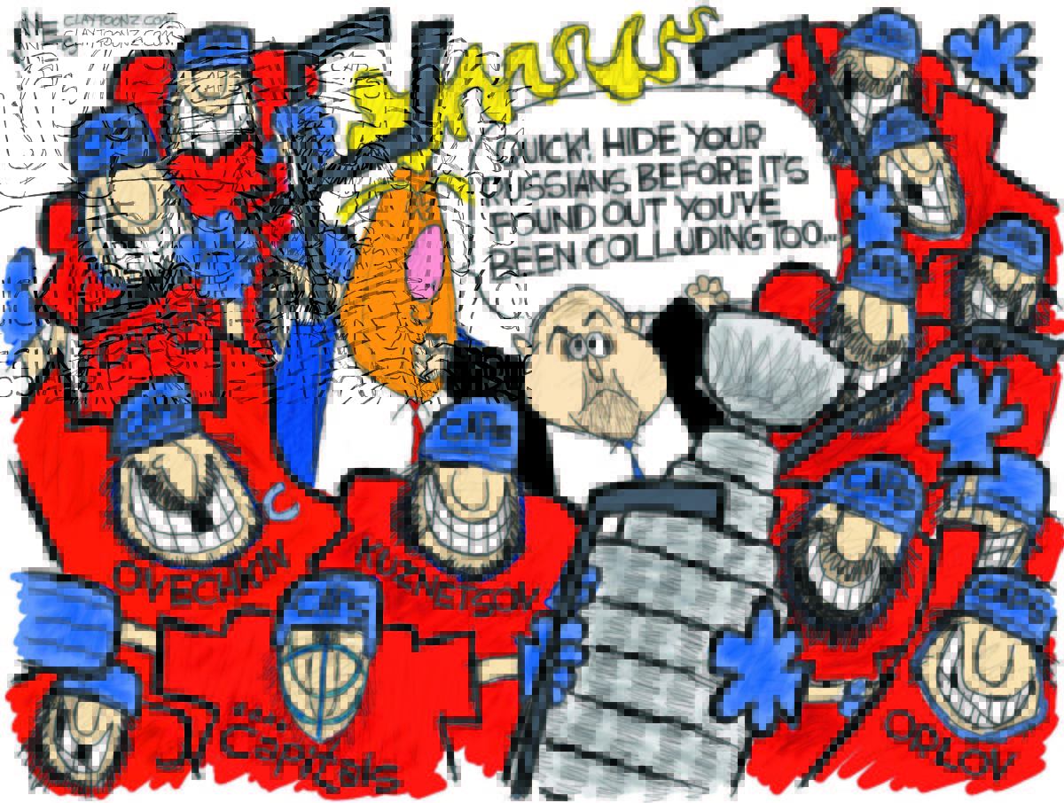 Cartoon: "CAPS CAPS CAPS"