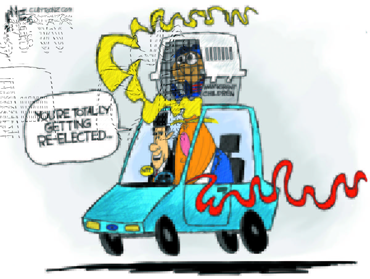 Cartoon: "Crate And Peril"