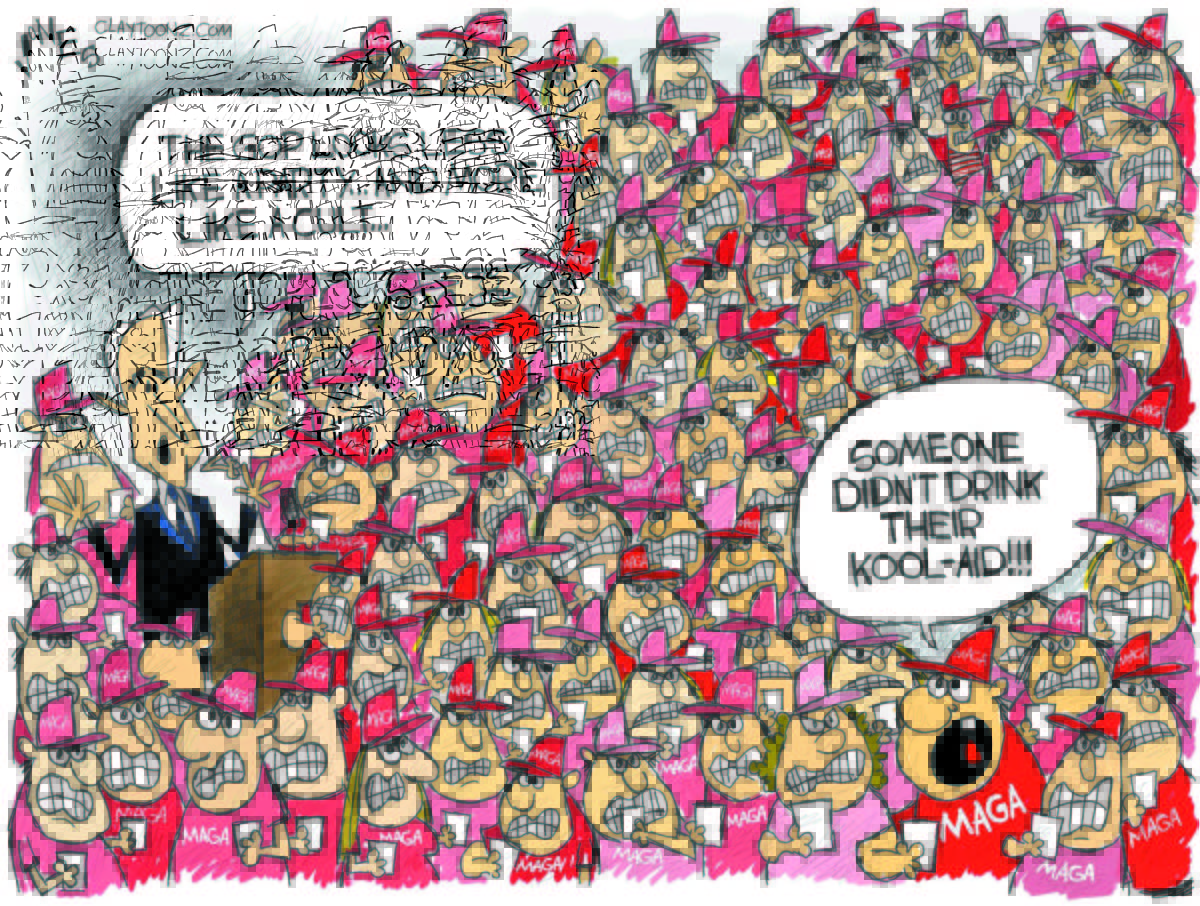 Cartoon: "Free Kool-Aid"
