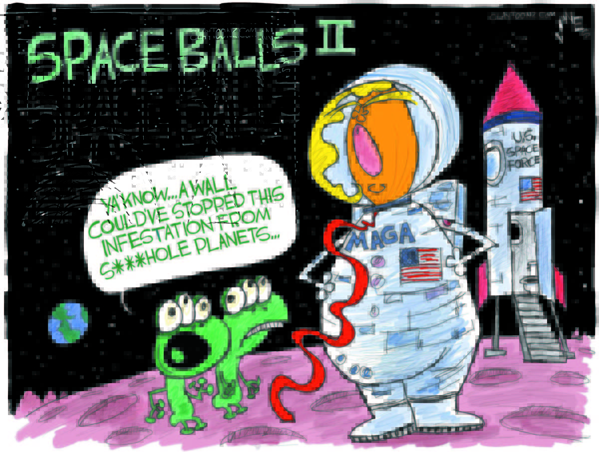 Cartoon: "Space Balls II"