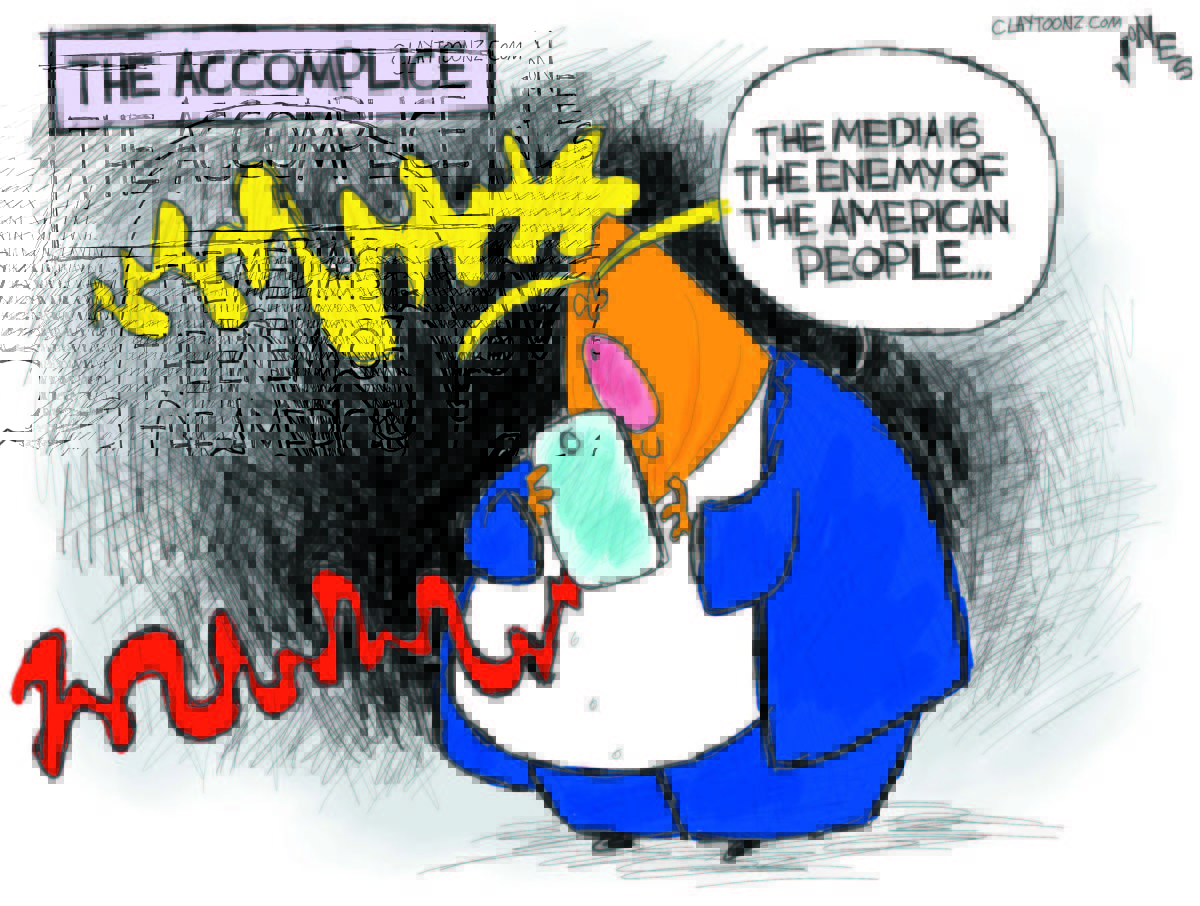 Cartoon: "The Accomplice"
