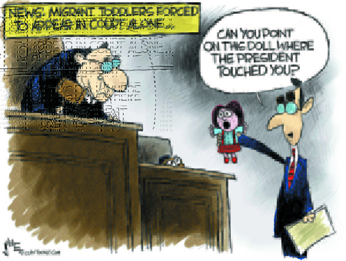 Cartoon: "Touched By A President"