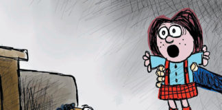 Cartoon: “Touched By A President” Cartoon: "Touched By A President"