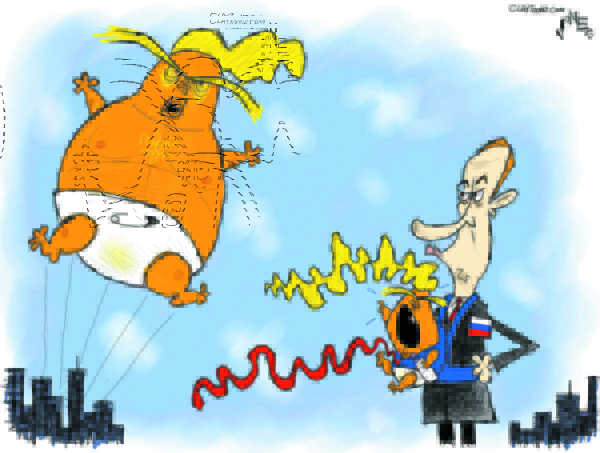 Cartoon: "Trump Baby"