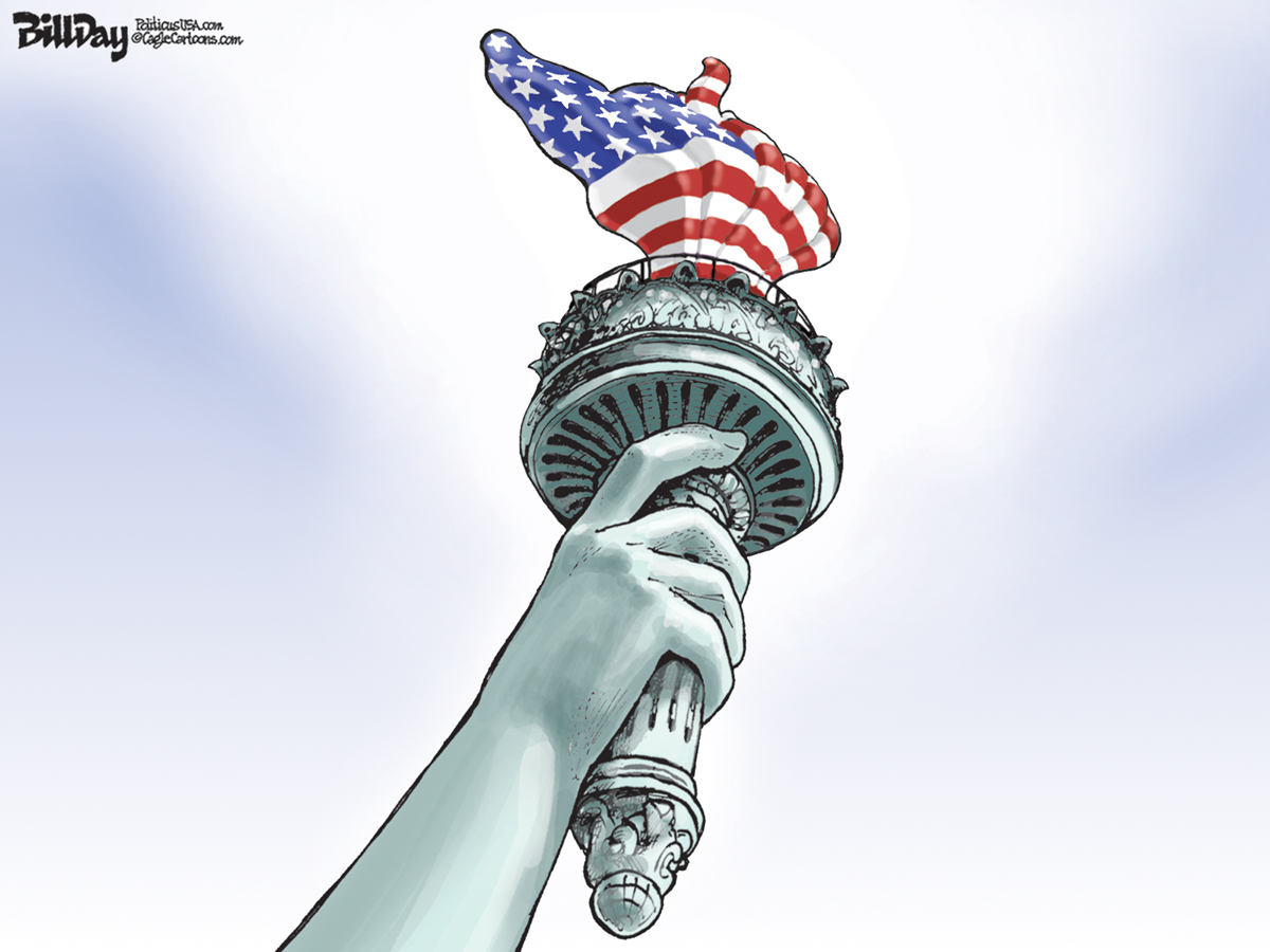 Independence Day cartoon by Bill Day - The Independent | News Events