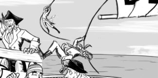 Cartoon: “Political Pirates” Cartoon: "Political Pirates" By Chad Ginsburg, Skroder Comics