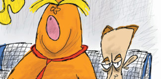 Cartoon: “Deflect With Philandering” The viewpoints expressed above are those of the author and do not necessarily reflect those of The Independent. How to submit an article, guest opinion piece, or letter to the editor to The Independent Do you have something to say? Want your voice to be heard by thousands of readers? Send The Independent your letter to the editor or guest opinion piece. All submissions will be considered for publication by our editorial staff. If your letter or editorial is accepted, it will run on suindependent.com, and we’ll promote it through all of our social media channels. We may even decide to include it in our monthly print edition. Just follow our simple submission guidelines and make your voice heard: —Submissions should be between 300 and 1,500 words. —Submissions must be sent to editor@infowest.com as a .doc, .docx, .txt, or .rtf file. —The subject line of the email containing your submission should read “Letter to the editor.” —Attach your name to both the email and the document file (we don’t run anonymous letters). —If you have a photo or image you’d like us to use and it’s in .jpg format, at least 1200 X 754 pixels large, and your intellectual property (you own the copyright), feel free to attach it as well, though we reserve the right to choose a different image. —If you are on Twitter and would like a shout-out when your piece or letter is published, include that in your correspondence and we’ll give you a mention at the time of publication.