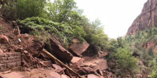 Zion National Park trails remain closed after storm Zion National Park trails remain closed after storm