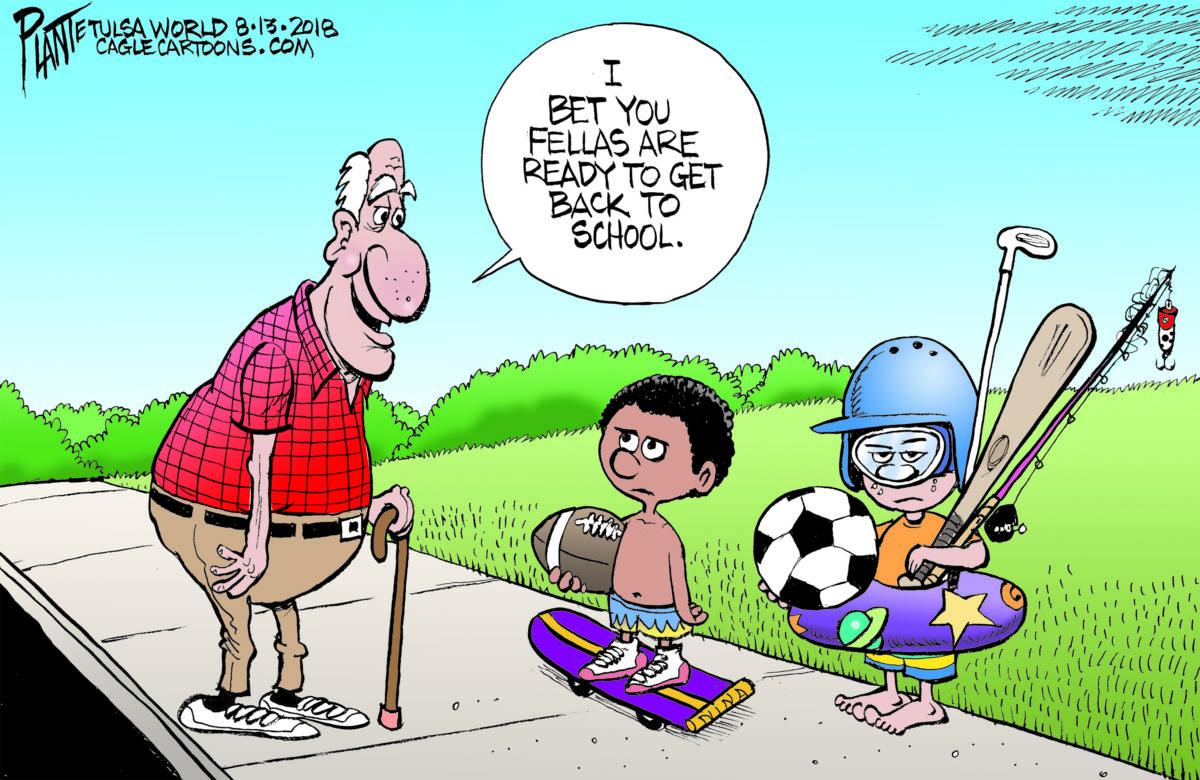 Ready to get back to school by Bruce Plante