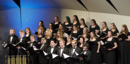 SUU Choirs will perform works by composers incuding Rachmaninoff and Monetverdi, in a concert entitled “Resilience” at the Heritage Center Theater.