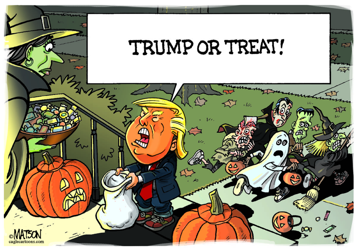 Trump or Treat, RJ Matson, southern Utah, Utah, St. George, the Independent, Trump or Treat, President, trump, Halloween, Trick