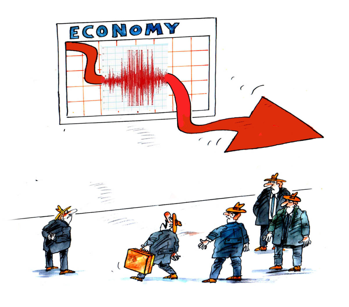 Economic earthquake, Pavel Constantin, southern Utah, Utah, St. George, The Independent, Earthquake,economy,crisis,scholarship,money,profit,business,people,graphic,bank,politic