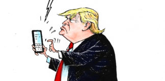 Presidential Alert test Presidential Alert test, Dave Granlund, cell phone, text message, phone, trump national, emergency