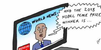 2018 Nobel Peace Prize winner 2018 Nobel Peace Prize winner, Stephane Peray, Nobel Peace Prize , Kim Jong-un, North Korea