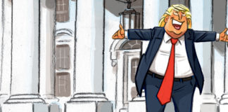 Kanye West at White House Kanye West at White House, RJ Matson, Kanye West at White House, Kanye, West, Wghite, House, Lawn, Jockey, Super, man, Superman, President, Trump, Racist, racism, MAGA, Make, America, Great, Again