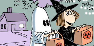 Halloween Halloween, Bob Englehart, southern Utah, Utah, St. George, The Independent, Halloween,Christmas,Thanksgiving,Trick or Treat,Costume, Englehart cartoon
