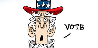 Vote Vote, Bob Englehart, southern Utah, Utah, St. George, The Independent, 2018 election,elections,election day,Nov 6, ballot,Democrat,Republican,independent,GOP,polls