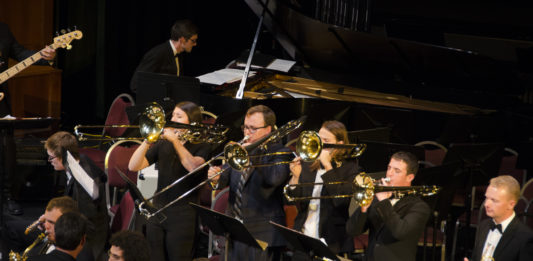 Dr. Krystal McCoy will sing Frank Sinatra's classic, “Fly Me to the Moon” with the SUU Jazz Ensemble in the Heritage Center Theater in Cedar City.