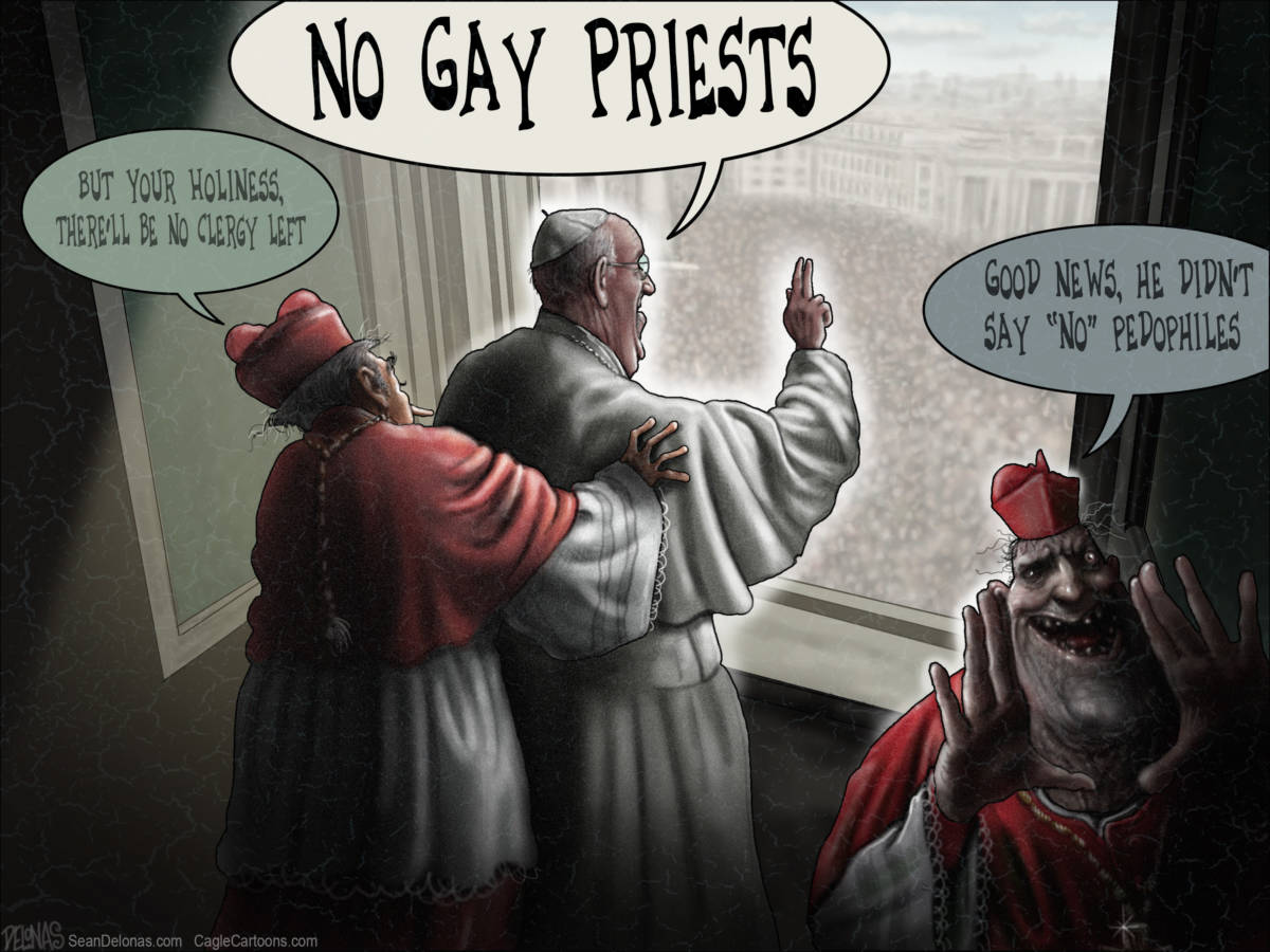 Pope Gays Pedophiles Catholic Church, Sean Delonas, southern Utah, Utah, St. George, The Independent, Pope Francis, Pedophiles, Catholic Church, Gays, St Peters, Scandal,