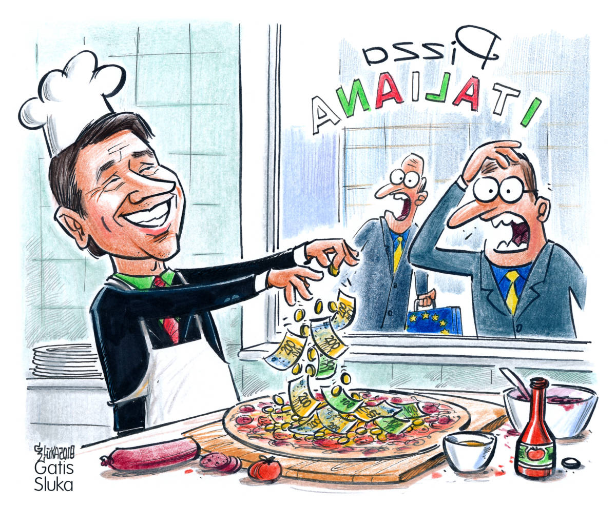 Italy's budget, Gatis Sluka, southern Utah, Utah, St. George, The Independent, European Commission, Italy, budget, money, euro, Europe, government, Giuseppe Conte, Prime minister, chef, pizza, italian, cooking, surprise, European Union