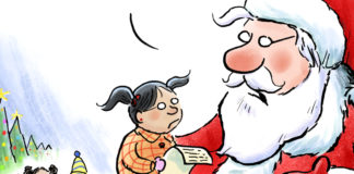 Santa’s Little Facebook Helper Santa's Little Facebook Helper, Christopher Weyant, southern Utah, Utah, St. George, The Independent, Facebook, information, Amazon, Netflix, private, stolen, Christmas, Santa, list, toys, wish list, Mark Zuckerberg, data, Cambridge Analytica, Silicon Valley, technology, social media, privacy