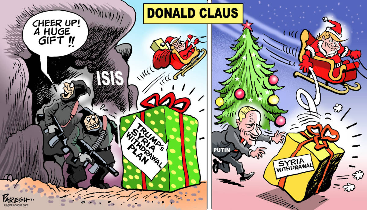 Donald Claus, Paresh Nath, southern Utah, Utah, St. George, The Independent, Donald Trump, Santa Claus, Christmas, gifts, Syria withdrawal, US troops, ISIS, Putin, war against terror, DAESH