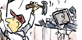 Down for the Count Down for the Count, Jeff Koterba, southern Utah, Utah, St. George, The Independent, Koterba,junk,electronics,TV,computer,video games,ballot,voting,budgets,legislature,county