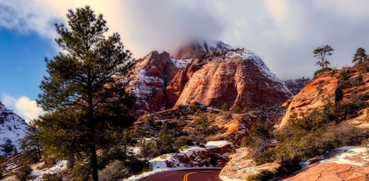 During the government shutdown, park roads, lookouts, and trails at Zion National Park, except for those around Kolob Canyons, will remain accessible.