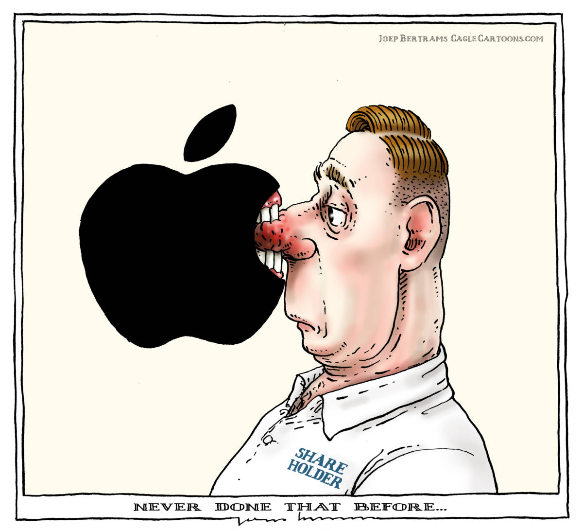 Never done that before, Joep Bertrams, southern Utah, Utah, St. George, The Independent, apple, shares, plunge, iPhone,