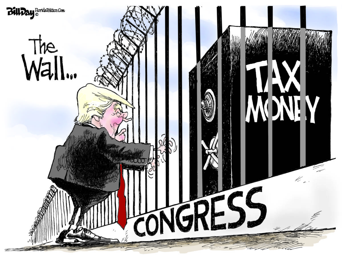The WALL, Bill Day, southern Utah, Utah, St. George, The Independent, Trump, Pelosi, Wall, money, border, tax money