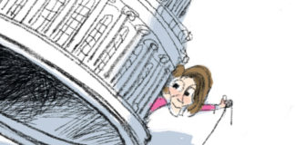 Trump Trap Trump Trap, Pat Bagley, southern Utah, Utah, St. George, The Independent, Pelosi, Nancy Pelosi, Trump, capitol, congress, capitol dome, DC, Washington, House of Representatives, Madam Speaker, Speaker of the House