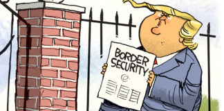 Immoral Walls Immoral Walls, Rick McKee, southern Utah, Utah, St. George, The Independent, Immigration,Trump,liberal,Pelosi,Mexico,wall,shutdown,immoral,border,