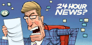 Fake News Fake News, Rick McKee, southern Utah, Utah, St. George, The Independent, Trump, media, fake news, Buzzfeed, Covington Catholic, news, newspapers, cable news,