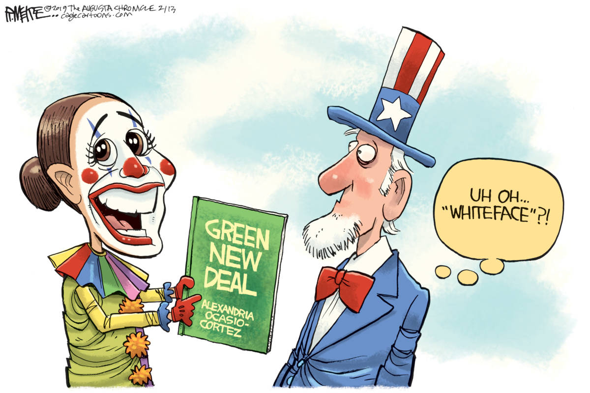 Whiteface, Rick McKee, southern Utah, Utah, St. George, The Independent, Alexandria Ocasio-Cortez, Green New Deal, Democrats, climate change, environment,